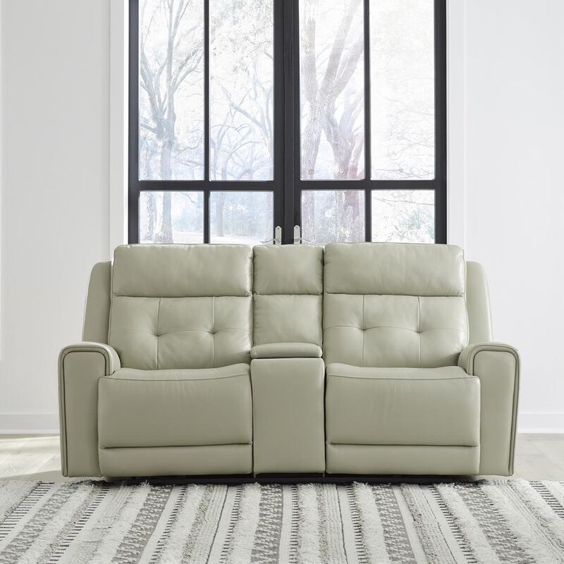 Liberty Furniture Dual Reclining Loveseat w/ Console, Power Headrest, Lumbar with Zero Gravity image number 1