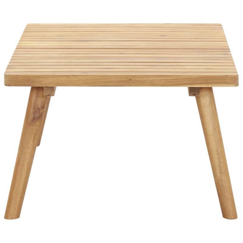 vidaXL Garden Coffee Table 35.4"x21.7"x13.8" Solid Acacia Wood