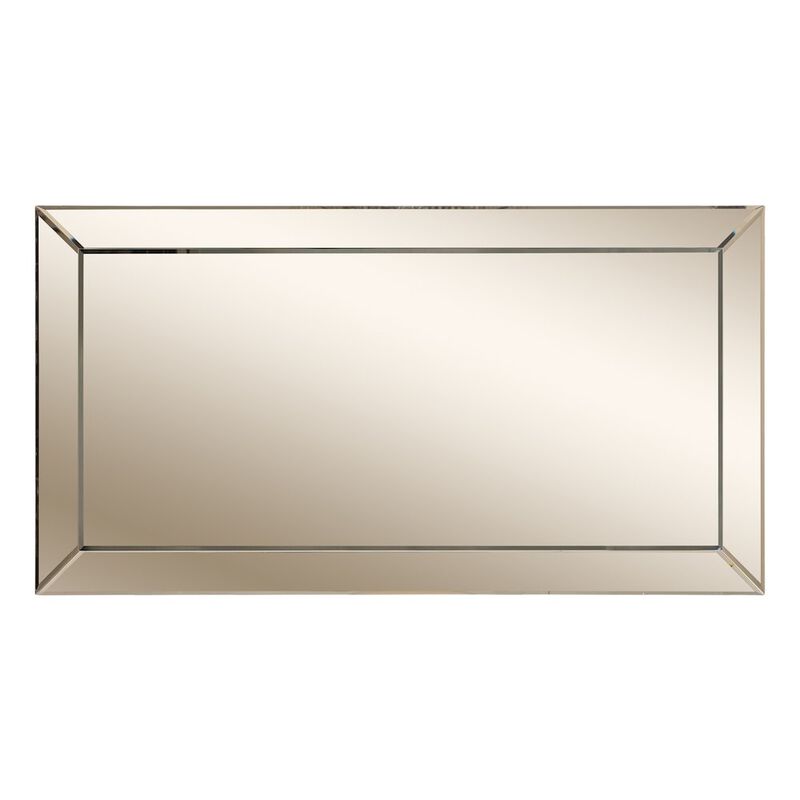 Michael Amini Madison Small Mirror - Glistening Gold