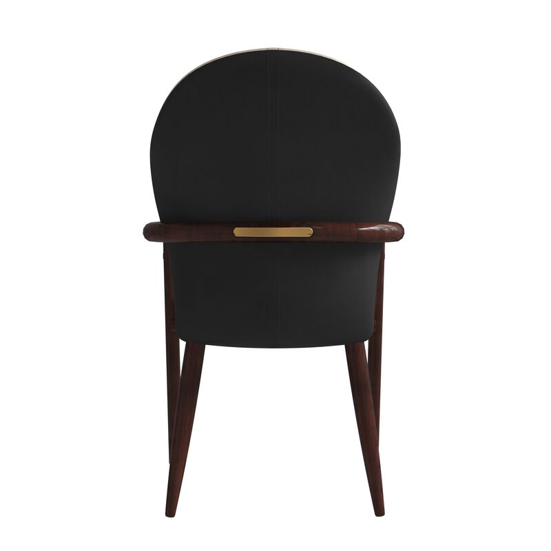 LeisureMod Dining Chair Velvet Fabric Kitchen Chair Ergonomic Armchair with Rubberwood Base and Gold Accents Padded Seat and Back for Modern Home and Office Opaline Series