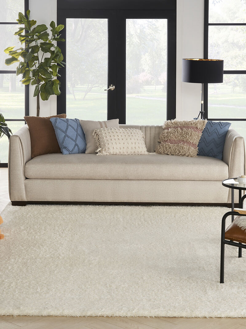 Dreamy Shag DRS05 Ivory 9' x 12' Rug