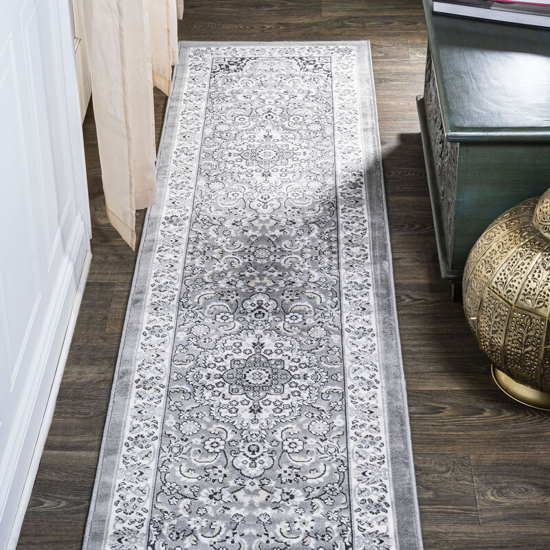 Palmette Modern Persian Floral Area Rug