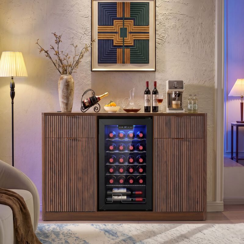 Cekfal Mini Fridge Wine Bar Sideboard Cabinet image number 1