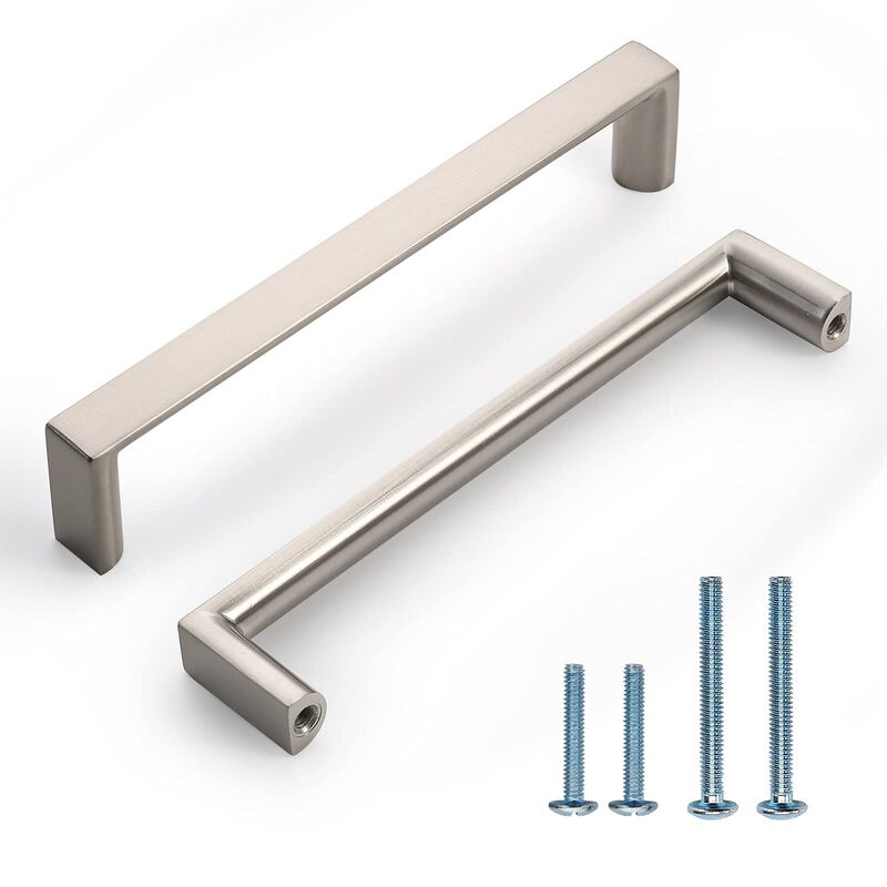KNOKLOCK 10 Pack 5 Inch(128mm) Kitchen Cabinet Handles Brushed Satin Nickel Cabinet Pulls Kitchen Cabinet Hardware Drawer Pulls