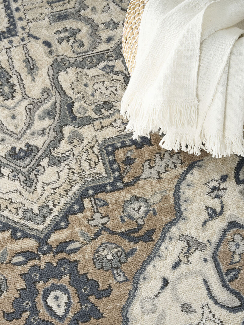 Quarry QUA18 Ivory/Taupe 6' x 9' Rug