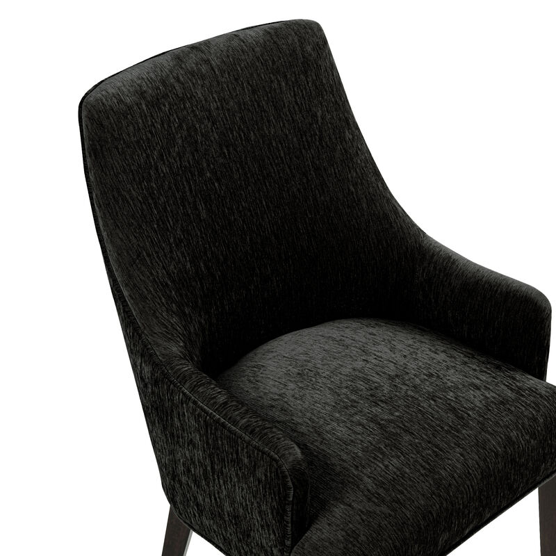 Beever Black Armchair image number 3