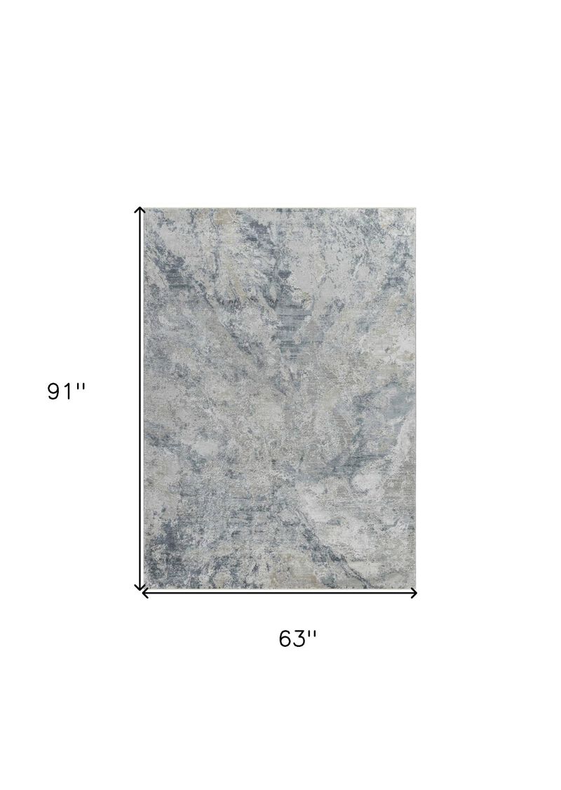 HomeRoots Abstract Area Rug image number 2