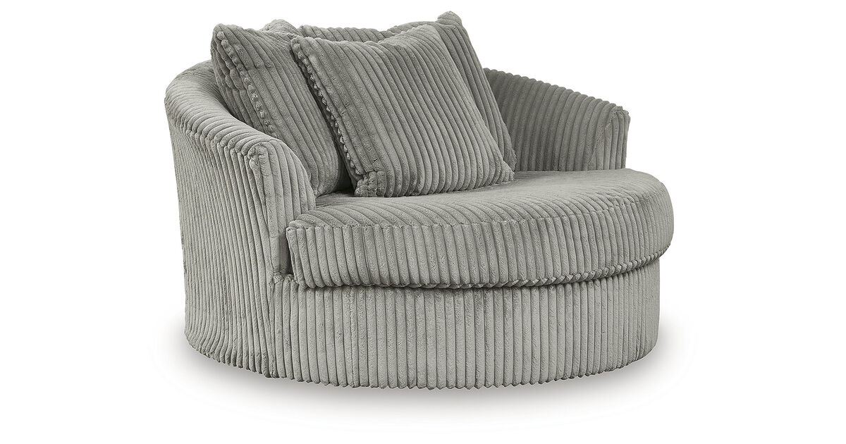 Lindyn Oversized Swivel Accent Chair