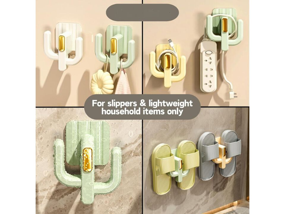 Shoe Organizer White 4 Pack Wall Mounted Rack Hanging Shelf