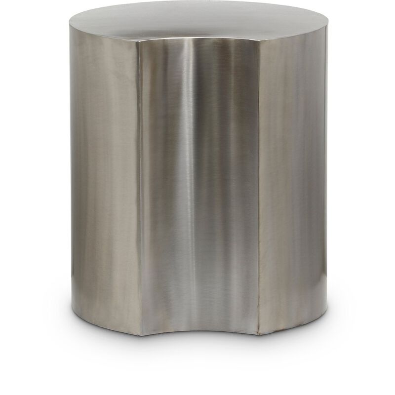 Meridian Furniture Dimple Silver End Table