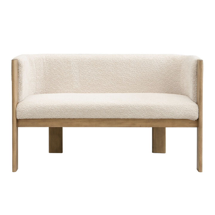 Pikert 48.5" Upholstered Solid Loveseat