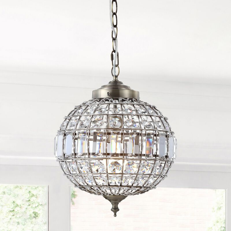 Georgina Crystal/Metal LED Pendant Pendant image number 3
