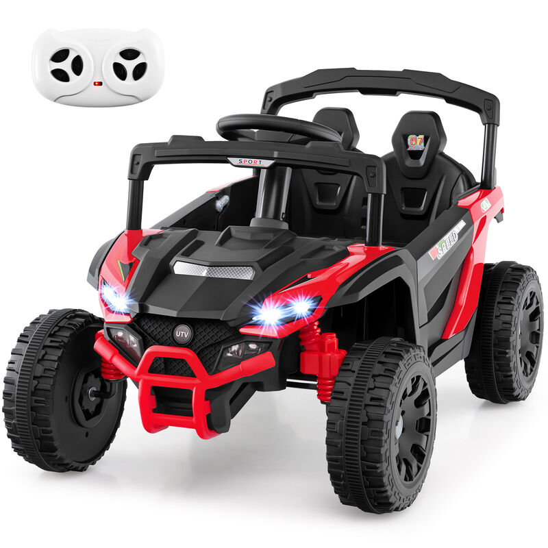 Kids 12V Electric UTV Ride On Car with LED Lights Music and Horn image number 6