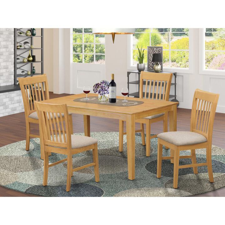 5 PC Table set - Dining Table and 4 Dining Chairs