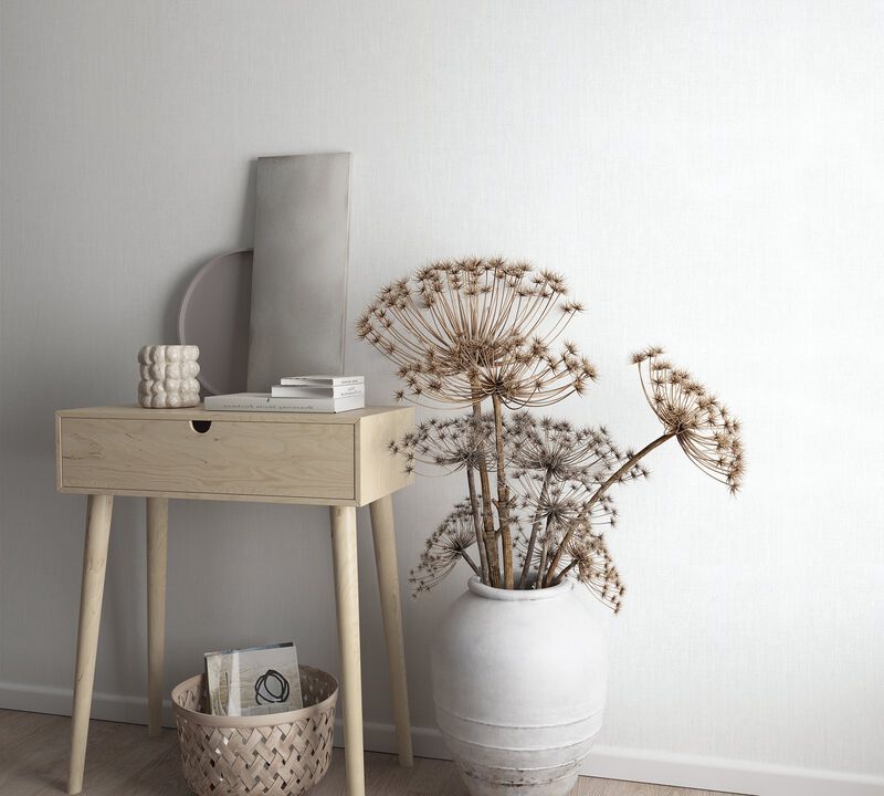 Eden Linen Beige Wallpaper EN3332714