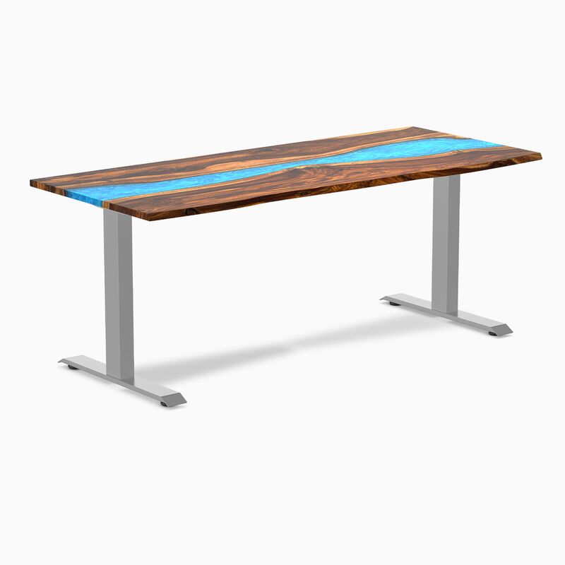 Desky Resin Hardwood Office Desk image number 0