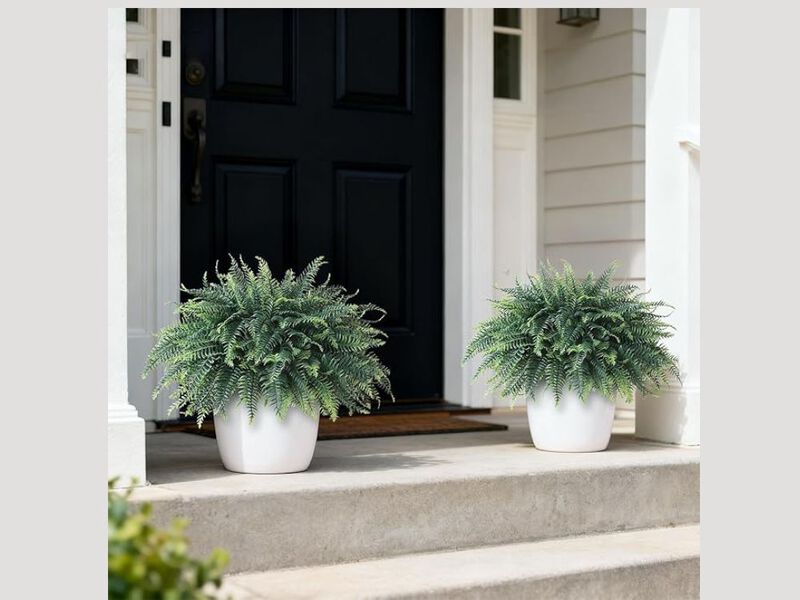 Artificial Greenery Plants UV Resistant Garden Porch Decor image number 1