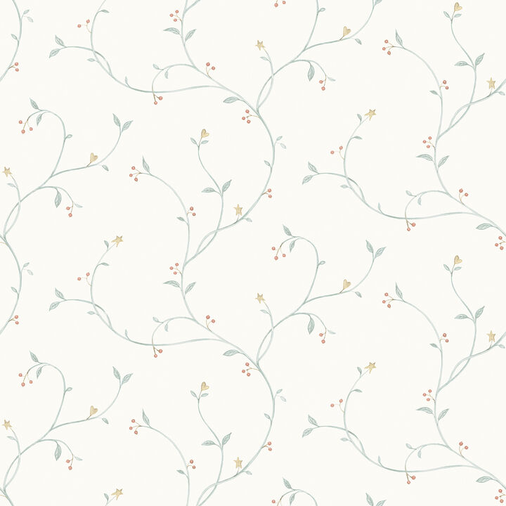Kurt Light Green Tin Star Trail Wallpaper (Set of 2)