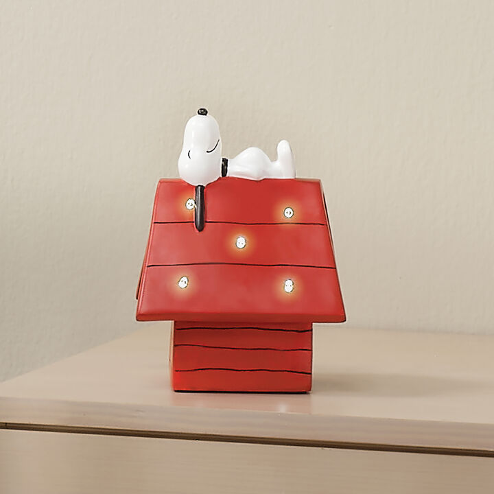 Bedtime Originals Snoopy Dog House Sculpted LED Table Top Night Light Lamp