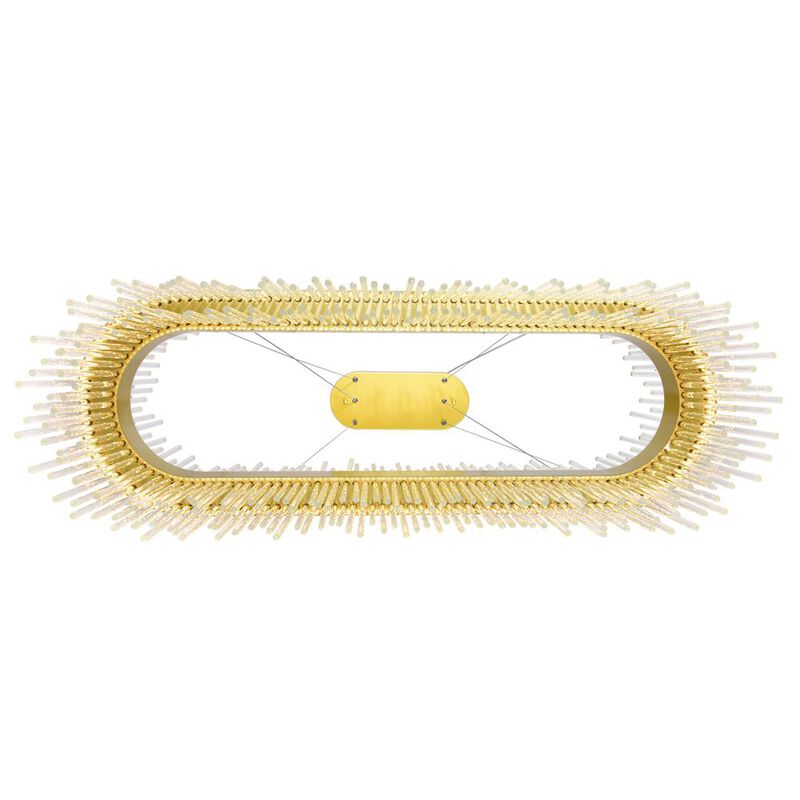 CWI Lighting Genevieve LED Chandelier With Medallion Gold Finish