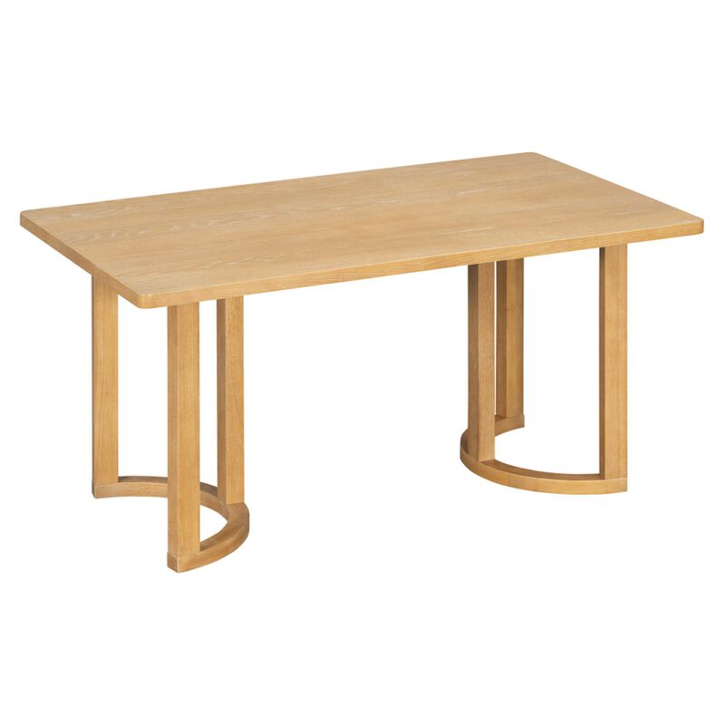 Curquu 7‑Piece Modern Farmhouse Dining Set image number 7