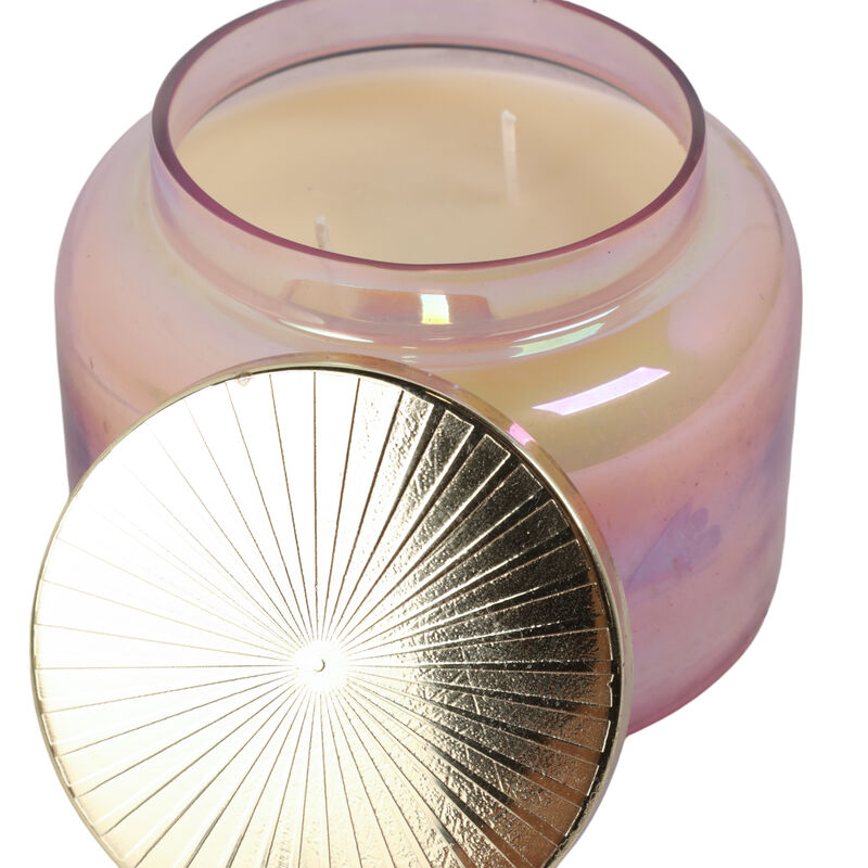 5" Pink Jasmine Luster Candle