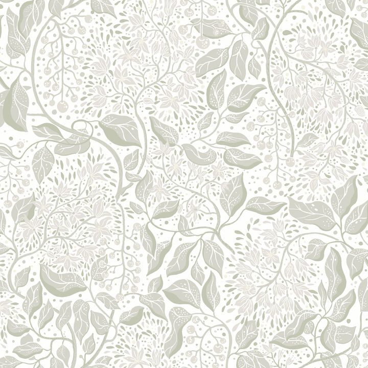 Turi Sage Twining Vines Wallpaper (Set of 2)