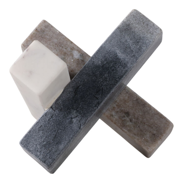 6x6" Marble Abstract Jack