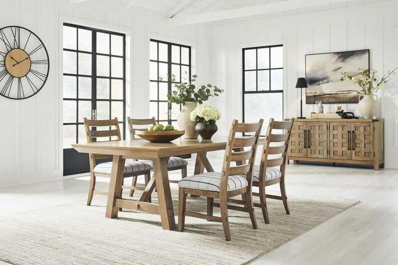 Ridgester Rectangular 5-Piece Dining Set in Brown image number 1