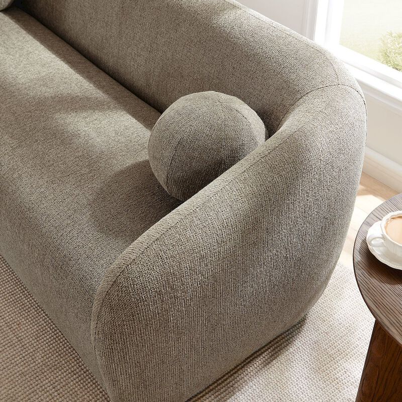Holland 85" Chenille Fabric Sofa image number 9