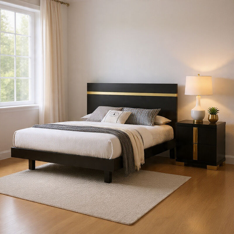 Bedroom Set, Wood, 2 Piece Set with Nightstand image number 8
