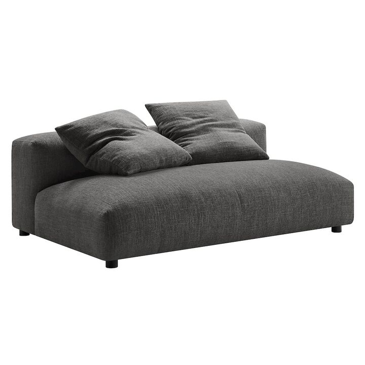 Modway Solace Modular Upholstered Fabric Armless Loveseat