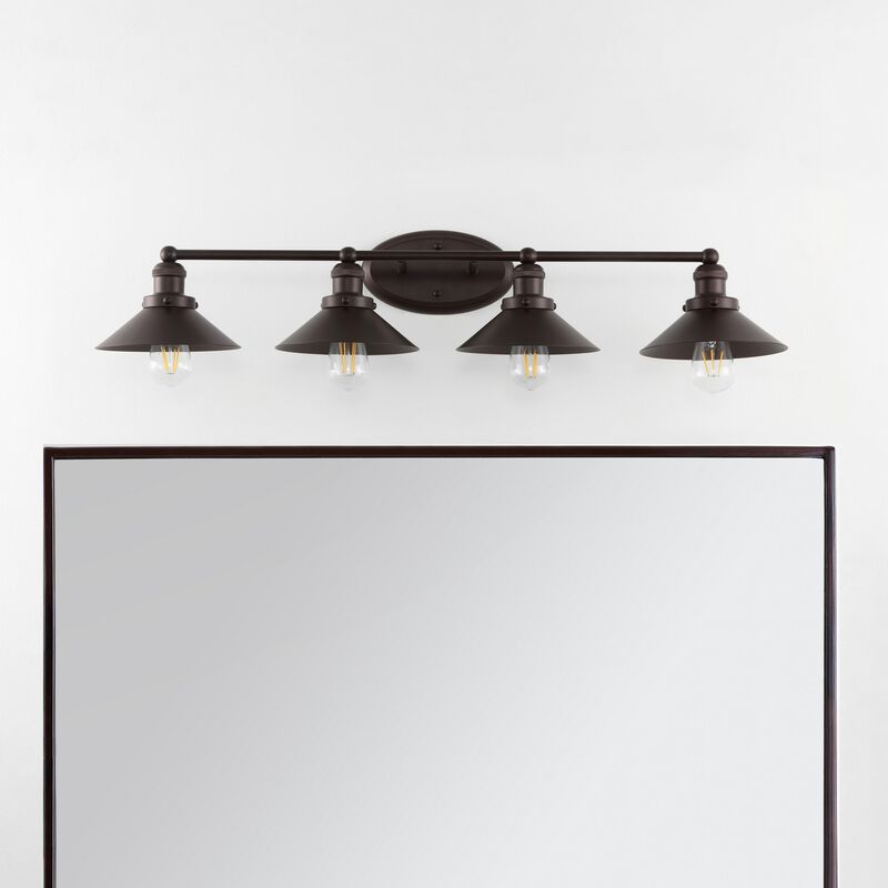 July Industrial Farmhouse Metal Vanity Light