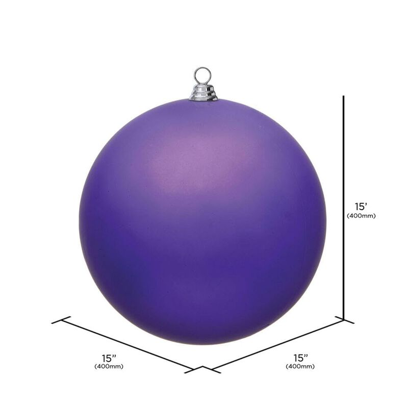 Vickerman Purple Matte Ball UV Drilled - image number 1