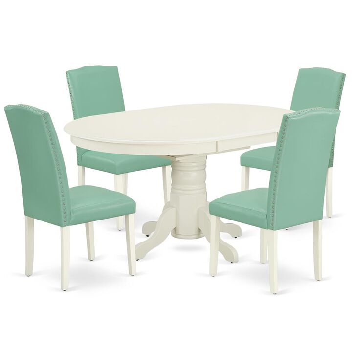 Dining Room Set Linen White