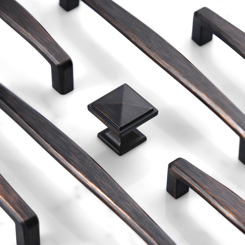 Hestia Hardware 10 Pack New Prism Square Cabinet Knobs image number 3