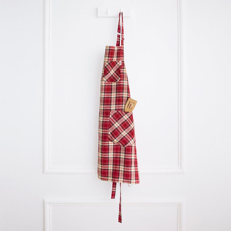Solino Home 100% Pure Linen Apron - Linen Bib Apron image number 3