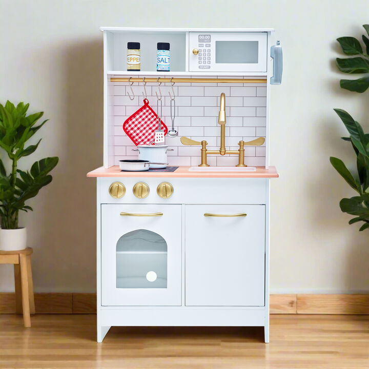 Little Chef Boston Classic Play Kitchen & Cookware, White