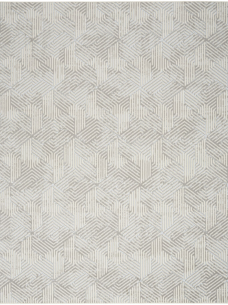 Grafix GRF39 Gray 6' x 9' Rug