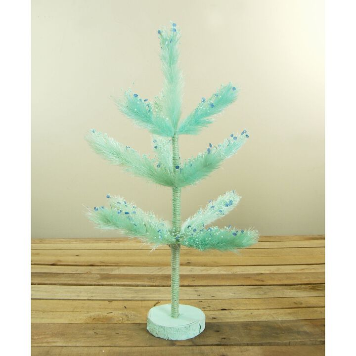 19" Pastel Green Pine Artificial Easter Tree - Unlit