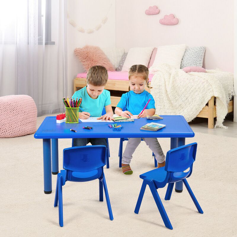 4-pack Kids Plastic Stackable Classroom Chairs