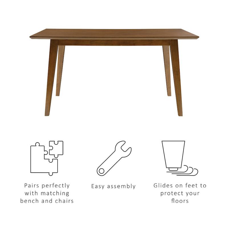 Linon Cadence Dining Table Brown image number 7