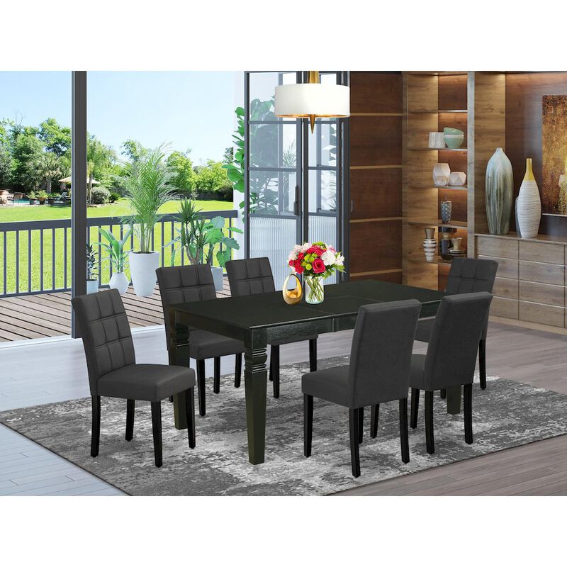 7 Piece Kitchen Table Set contain A Dining Table