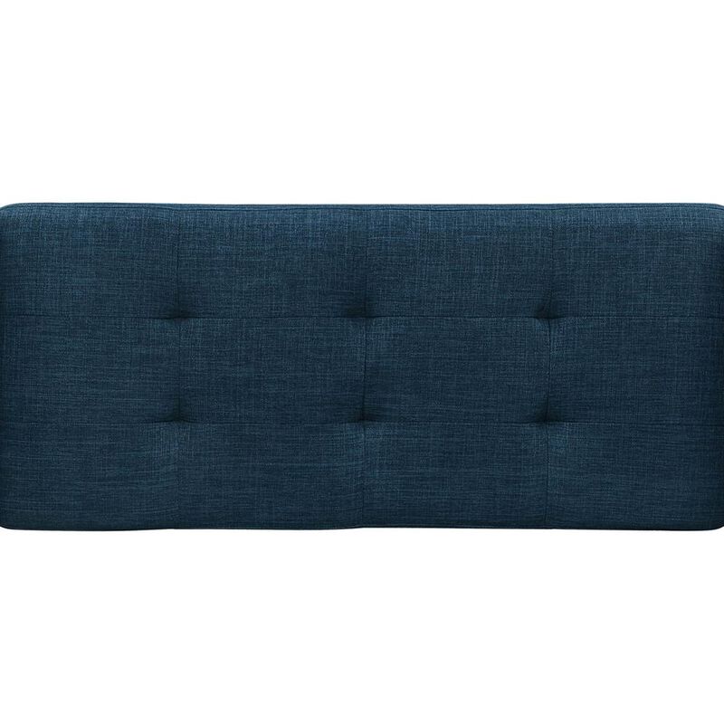 Convience Concept, Inc. Designs4Comfort Garbo Storage Bench Ottoman Blue