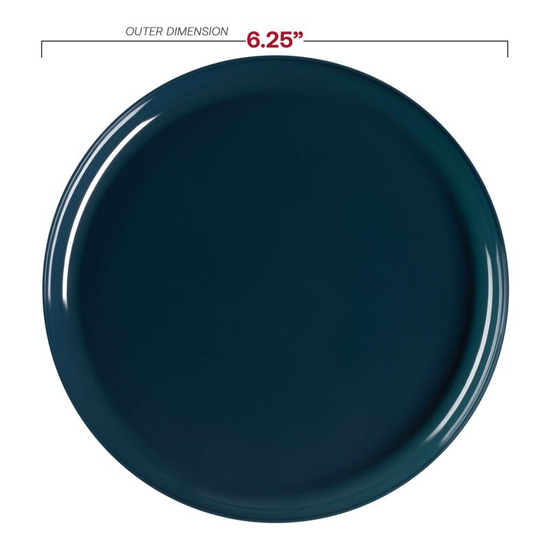 6.25" Flat Round Plastic Pastry Plates (240 Plates) image number 2