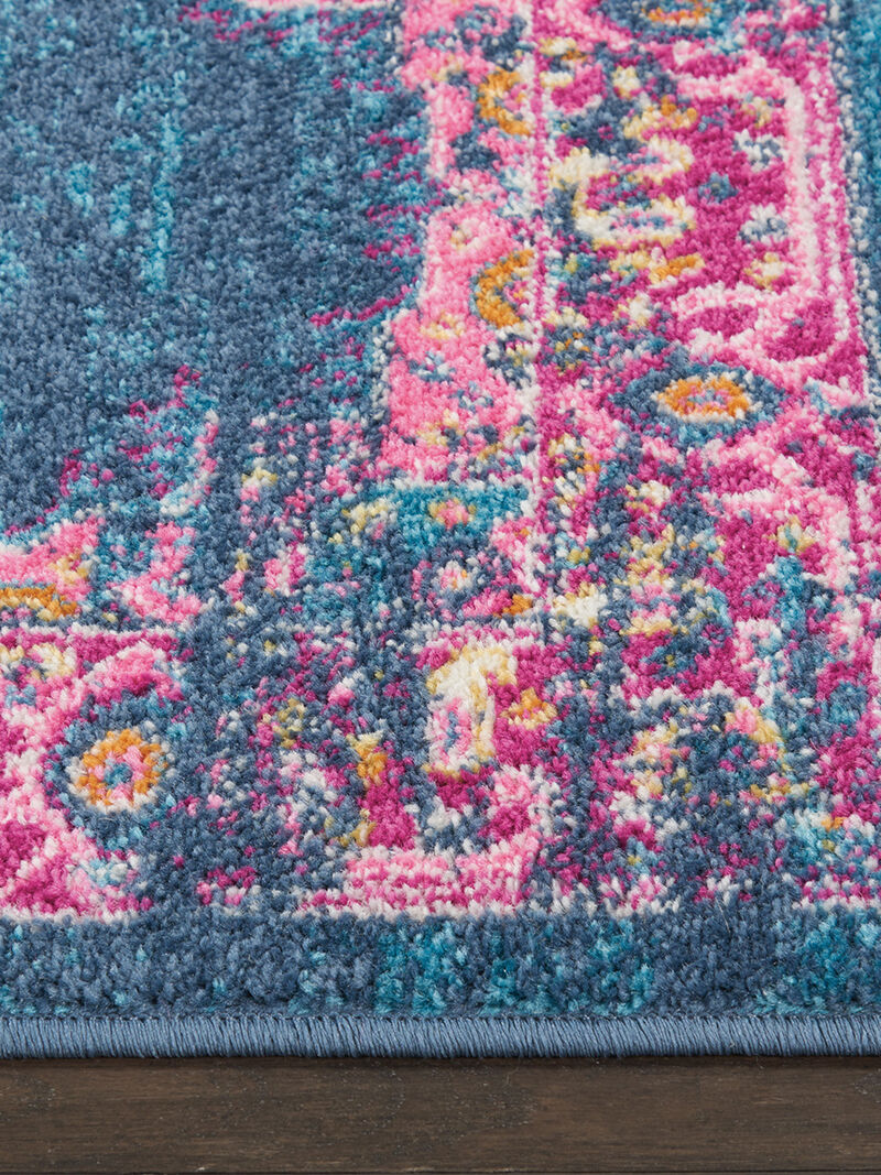 Passion PSN03 Blue 2'2" x 10' Rug image number 1