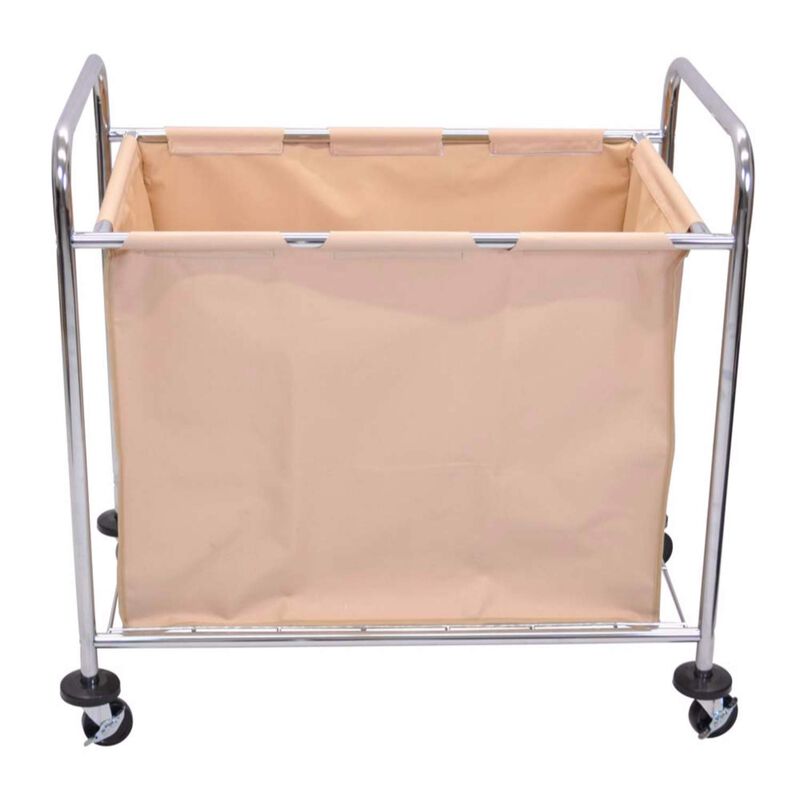 Luxor FurnLuxor HL14 Laundry Cart With Steel Frame and Canvas