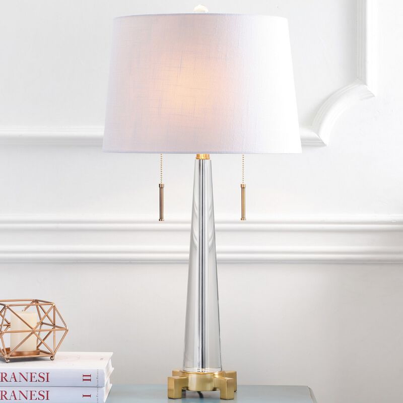 Zoe 2-Light Crystal LED Table Lamp