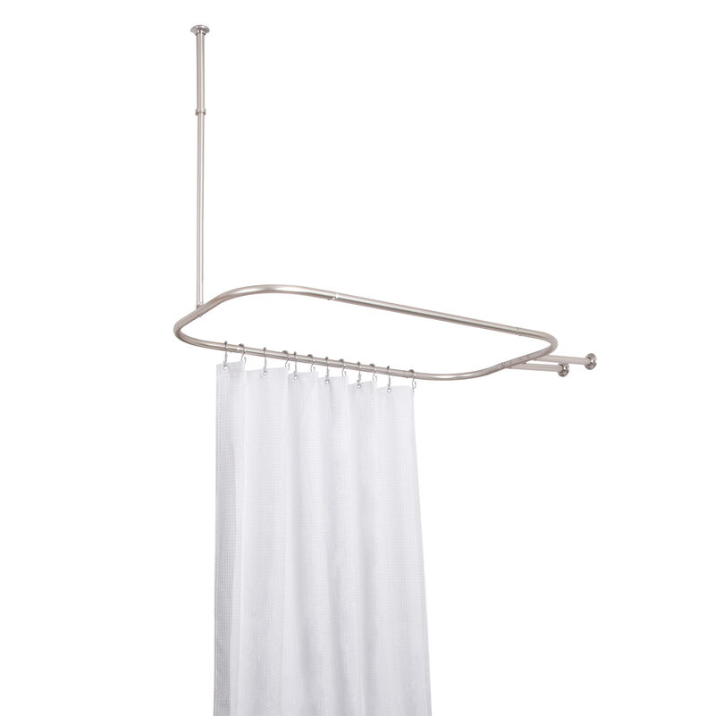 Rustproof Aluminum Hoop Shower Rod image number 4