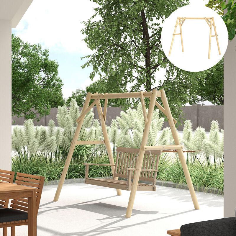 Hivvago Heavy Duty A-Frame Swing Stand 660 lbs image number 6
